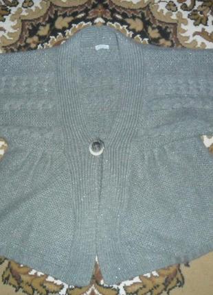 Вязаная женская кофта/кардиган на 46-48р