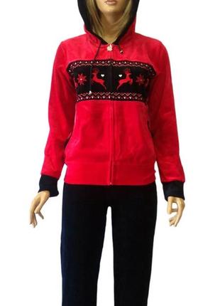 Костюм женский велюровый s