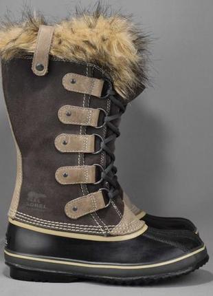 Sorel joan of arctic waterproof термоботинки черевики чоботи зимові жіночі непромокаючі 37-38р/23.5с