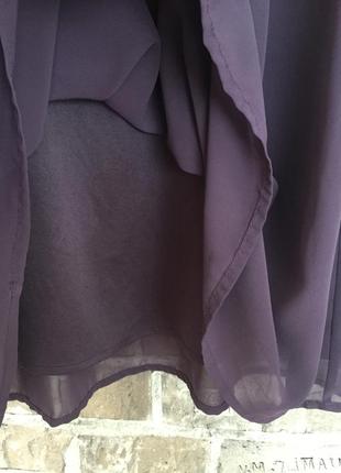 Ніжне плаття сливового кольору vila, розмір хс-с2 фото