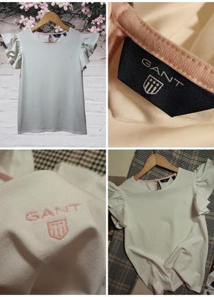 ✅ футболка блуза з рюшами gant