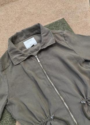 Кофта куртка пиджак хаки курточка с,м размер4 фото