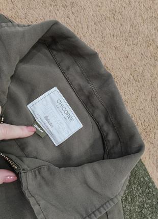 Кофта куртка пиджак хаки курточка с,м размер2 фото