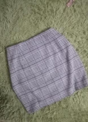 Фирменная юбка кэжуал*гусинная лапка"