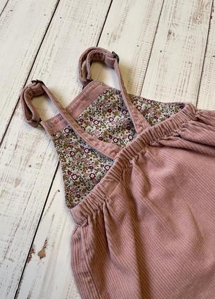 Вельветовый сарафан zara 2-3 года