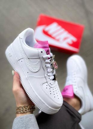 Кросівки nike air force lx white lace1 фото