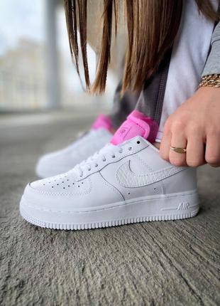 Кросівки nike air force lx white lace7 фото