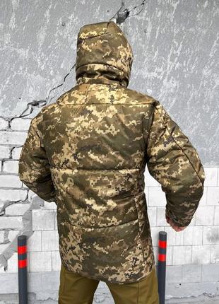 Зимова тактична куртка піксель/зимняя тактическая куртка пиксель  district3 фото