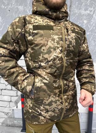 Зимова тактична куртка піксель/зимняя тактическая куртка пиксель  district2 фото