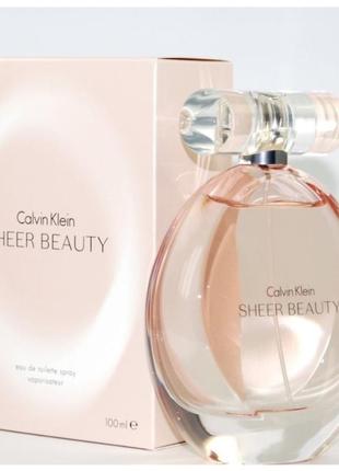 Оригінал calvin klein sheer beauty 100 ml ( кельвін кляйн шер б'юті ) туалетна вода