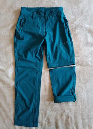 Женские трекинговые штаны шорты капри 3в1 quechua crane tcm vaude decathlon3 фото