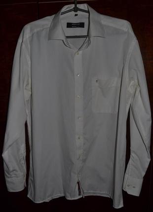 Чоловіча сорочка eterna excellent blackline ( germany ) молочного кольору