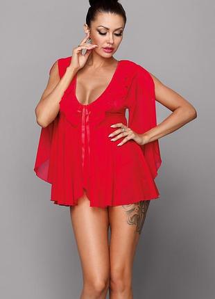 Excellent beauty n-739 червоний повітряний пеньар