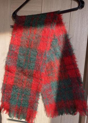 Мохеровий шарф вінтаж