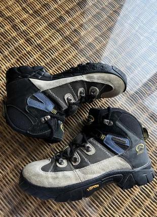 Зимові черевики everest waterproof vibram trekking оригінальні чорні бежеві3 фото