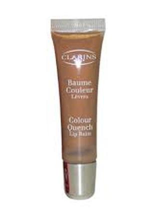 Блеск с гиалуроновой кислотой clarins colour quench lip balm 12 toffee2 фото