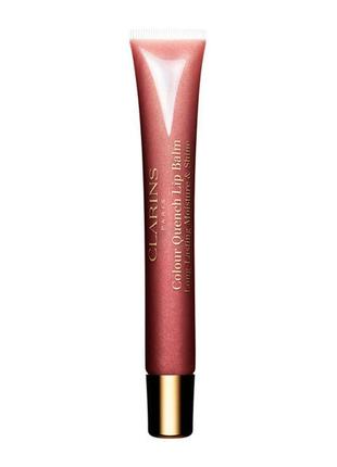 Зволожуючий блиск бальзам clarins colour quench lip balm тон 08 sweet fig