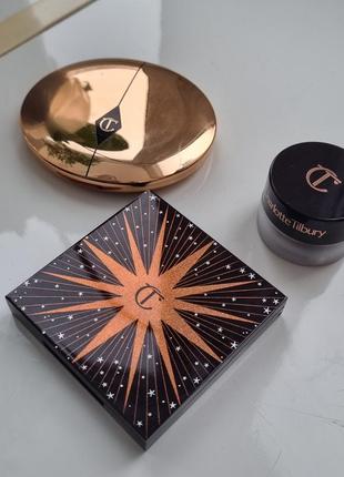 Набор charlotte tilbury кремовые тени,сухие твенные, пудра