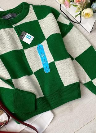 Стильный свитер в актуальный принт primark, размер s (10-12 uk, 38-40 eur)5 фото