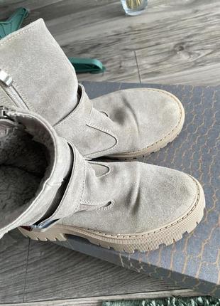 Зимові чоботи черевики натуральна замша9 фото