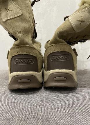 Кожаные зимние ботинки сапоги обуви hi tec waterproof, размер 37 23 см4 фото