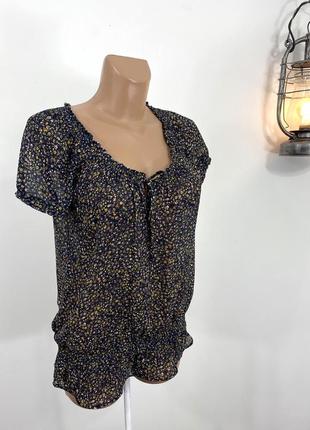 Блуза стильная, легкая esprit, полупрозр