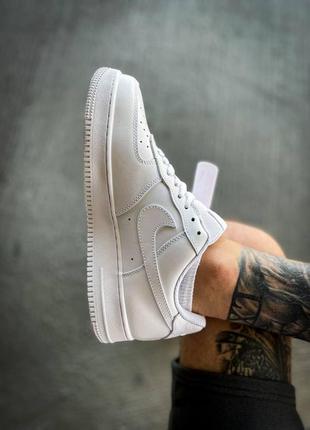 Кроссовки nike air force low "white premium "3 фото