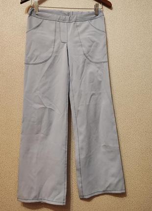 Джинсы широкие летние