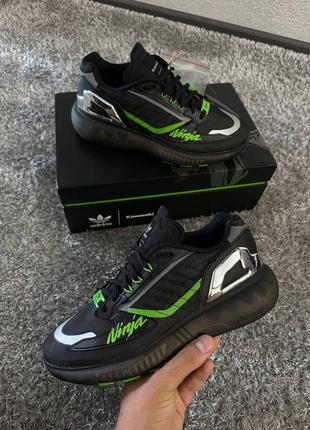 Кроссовки adidas x kawasaki zk 5k boost, черные