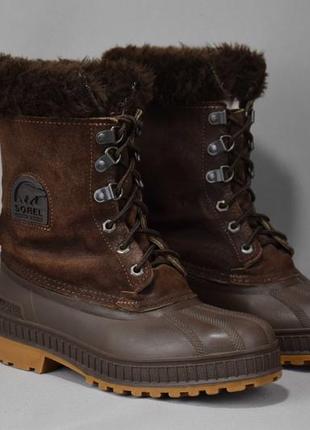 Sorel kaufman canada waterproof термоботинки черевики чоботи зимові жін непромокаюч канада 38р/24.5с2 фото