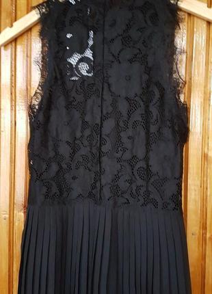 Нежное вечернее платье миди h&amp;m.10 фото