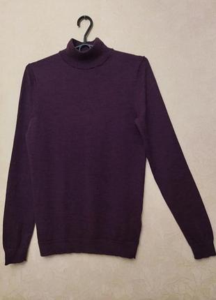 Шерстяной гольф 100% мериносовая шерсть водолазка шерстяной свитер под горло