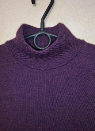 Шерстяной гольф 100% мериносовая шерсть водолазка шерстяной свитер под горло