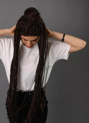 Парик фабричный косички 100% натуральный волос