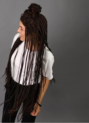 Парик фабричный косички 100% натуральный волос