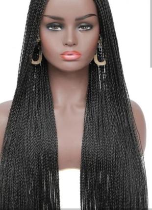 Парик фабричный косички 100% натуральный волос