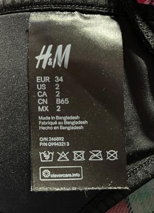 Черный верх от купальника h&amp;m в рубчик базовый10 фото