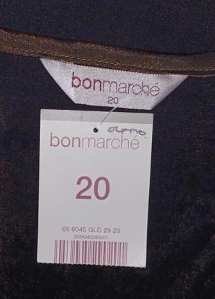 Новая праздничная вискозная блестящая блуза топ р.20 от bonmarche4 фото