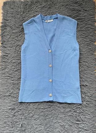 Подовжений жилет  zara