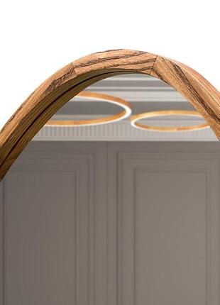 Зеркало асимметричное luxury wood breton 50х80 см ясень темный