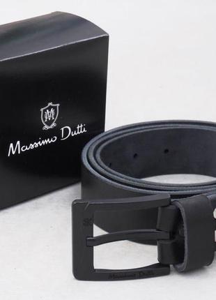 Мужской ремень massimo dutti натуральная кожа1 фото