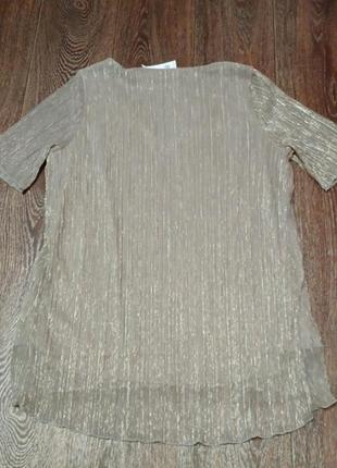 Новая роскошная праздничная блуза с люрексом р.26/54 от evans2 фото