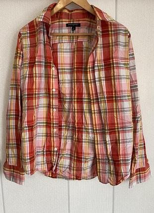 Рубашка в клетку1 фото