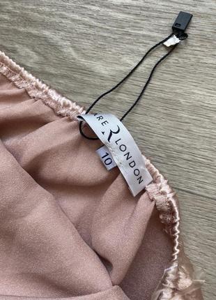 Плаття під шовк атлас сарафан із відкритою спинкою в стилі білизни4 фото