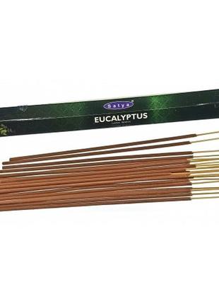 Аромапалочки eucalyptus (эвкалипт) (satya) шестигранник, 20 шт