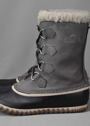 Sorel caribou waterproof термоботинки ботинки зимние женские непромокаемые оригин 41-42 р/27см3 фото
