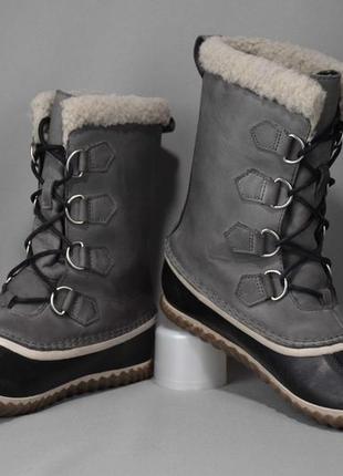 Sorel caribou waterproof термоботинки ботинки зимние женские непромокаемые оригин 41-42 р/27см4 фото