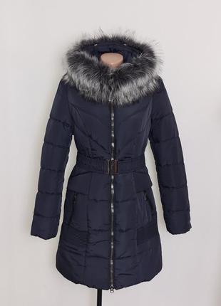 Зимова куртка з поясом 46-50р.1 фото