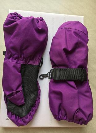 Зимові краги мембранні теплі водонепроникні рукавиці на 5-8 років6 фото