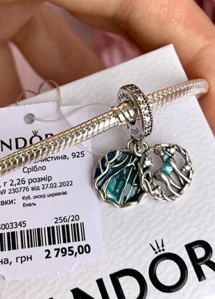 Шарм пандора серебро 925 бусина pandora подвеска «патронус снейпа» клипса бусина на браслет оригинальная пандора новая бирка пломба
